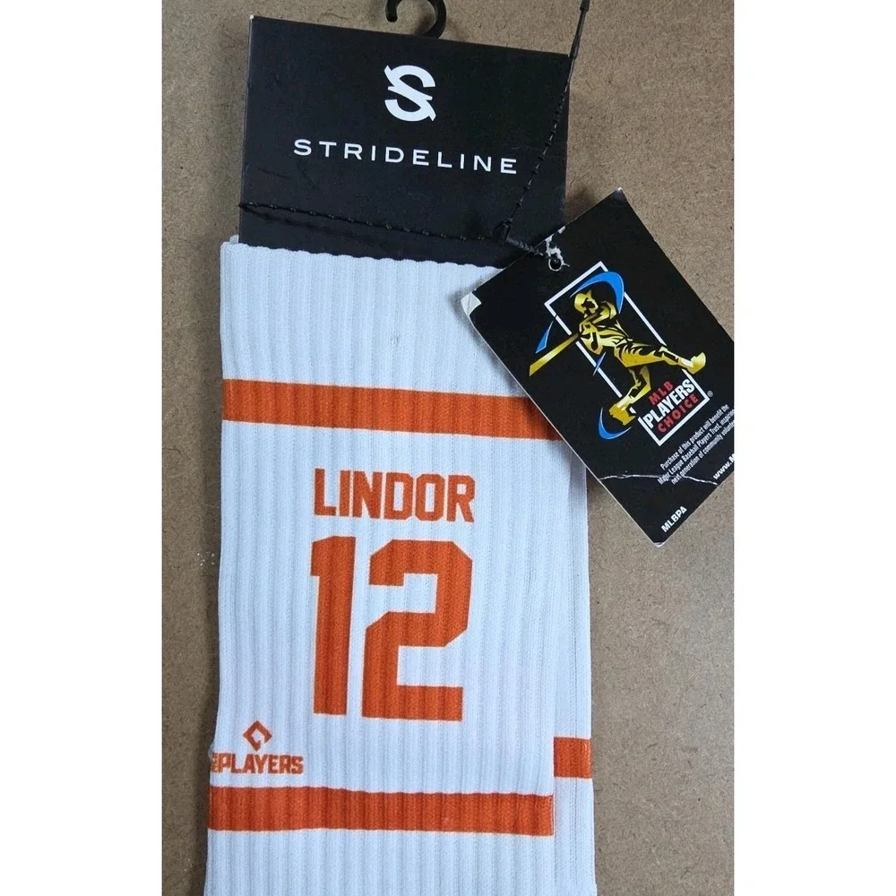New York Mets MLB PLAYERS CHOICE SOCKS FRANCISCO LINDOR LARGE NWT‎